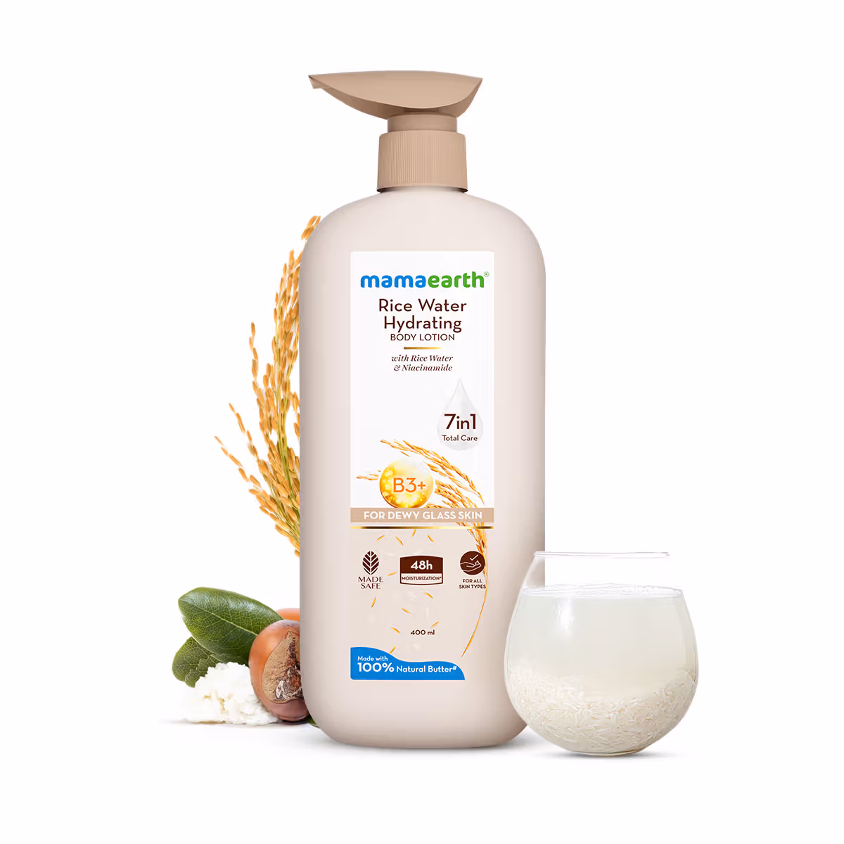 Mamaearth - Rice Water Hydrating - Body Lotion
