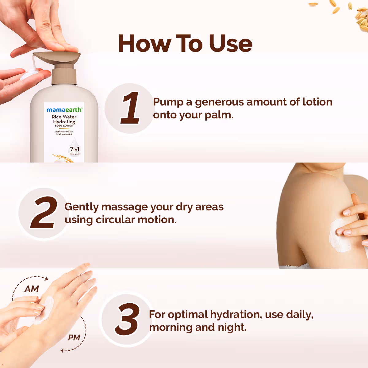 Mamaearth - Rice Water Hydrating - Body Lotion