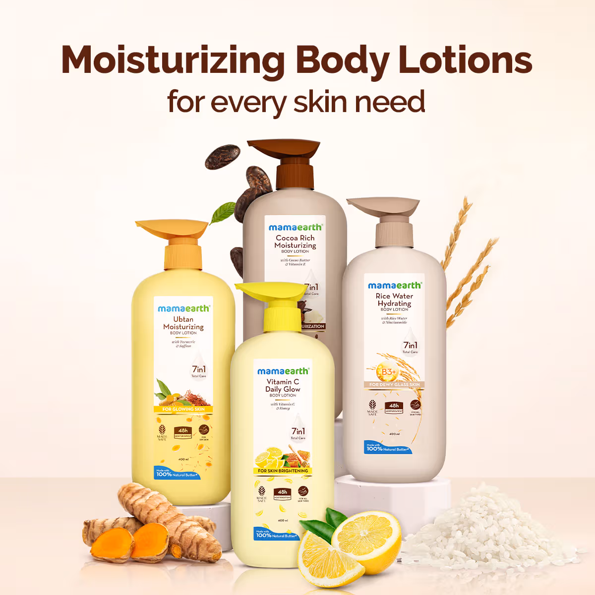 Mamaearth - Rice Water Hydrating - Body Lotion