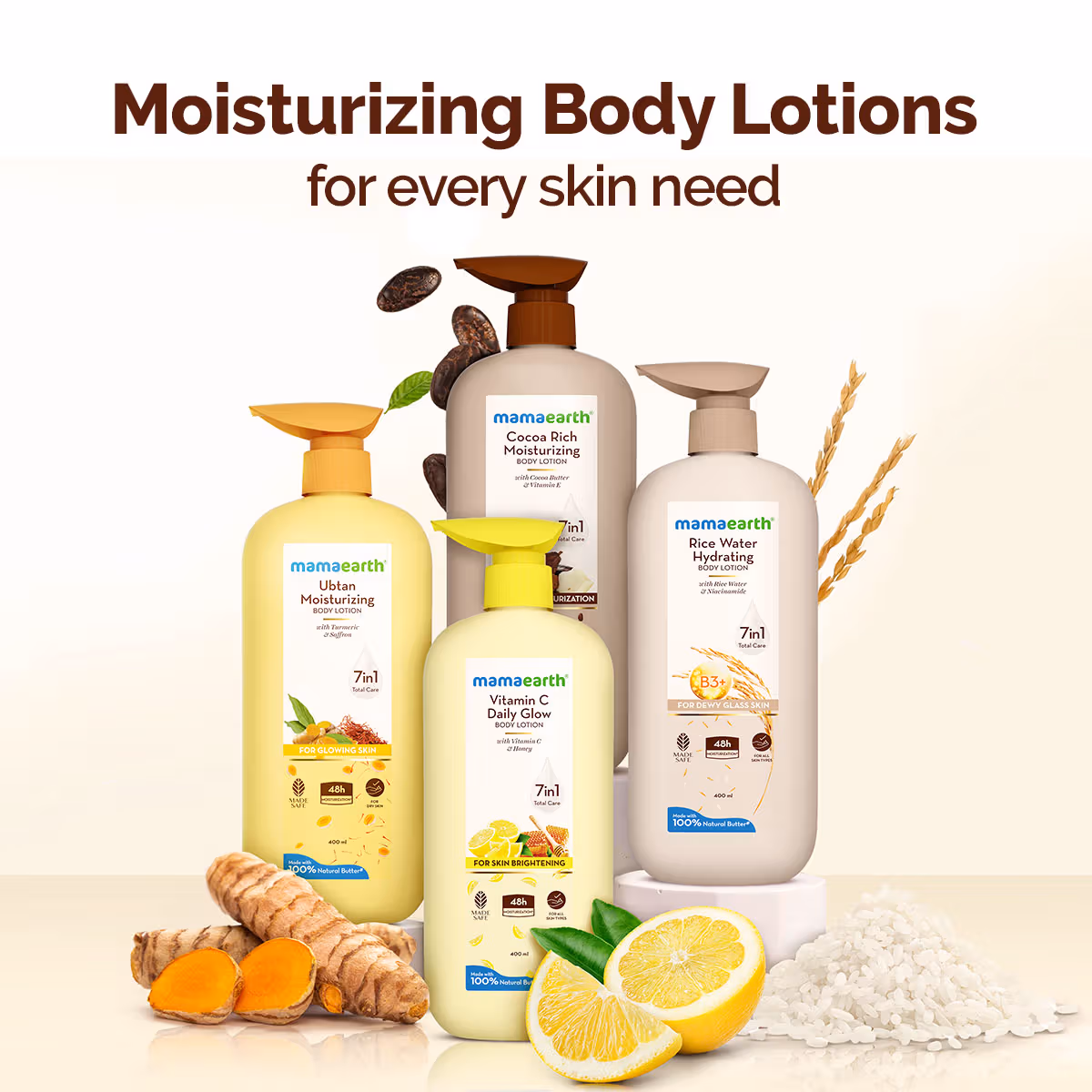 Mamaearth - Vitamin C Daily Glow - Body Lotion