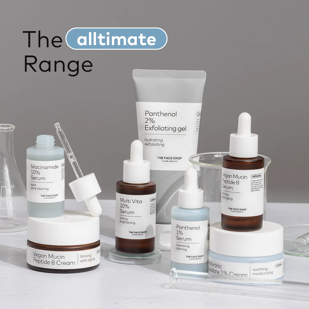 The Face Shop - Soothing Moisturizing - Alltimate Hyaluronic Squalane 1% Cream
