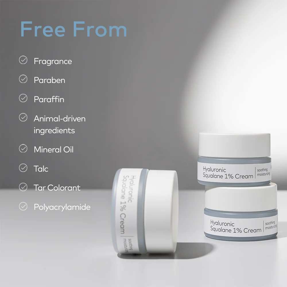 The Face Shop - Soothing Moisturizing - Alltimate Hyaluronic Squalane 1% Cream