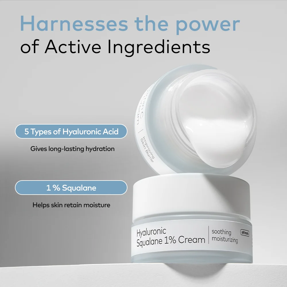 The Face Shop - Soothing Moisturizing - Alltimate Hyaluronic Squalane 1% Cream