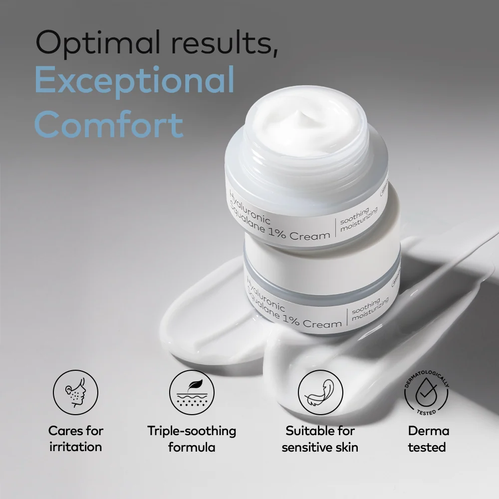 The Face Shop - Soothing Moisturizing - Alltimate Hyaluronic Squalane 1% Cream