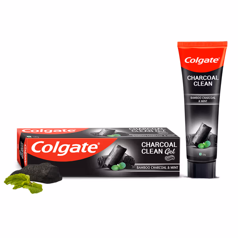 Colgate - Charcoal Clean - Toothpaste,-Black Gel Paste