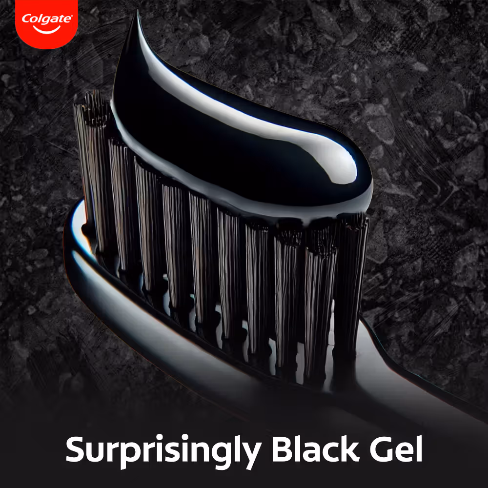 Colgate - Charcoal Clean - Toothpaste,-Black Gel Paste