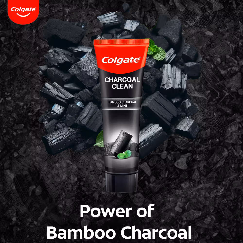Colgate - Charcoal Clean - Toothpaste,-Black Gel Paste