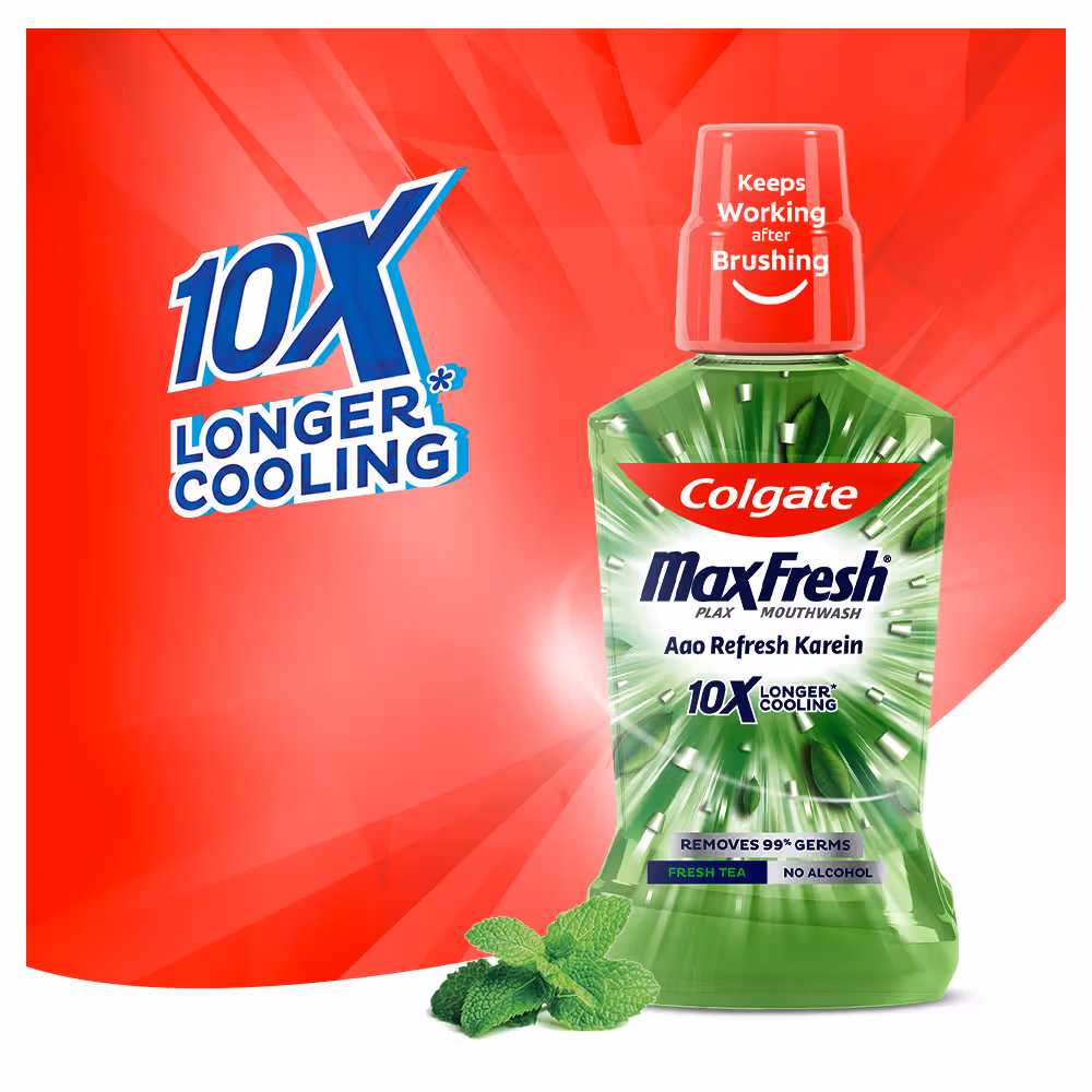 Colgate - Fresh Tea - Maxfresh - Plax Antibacterial Mouthwash