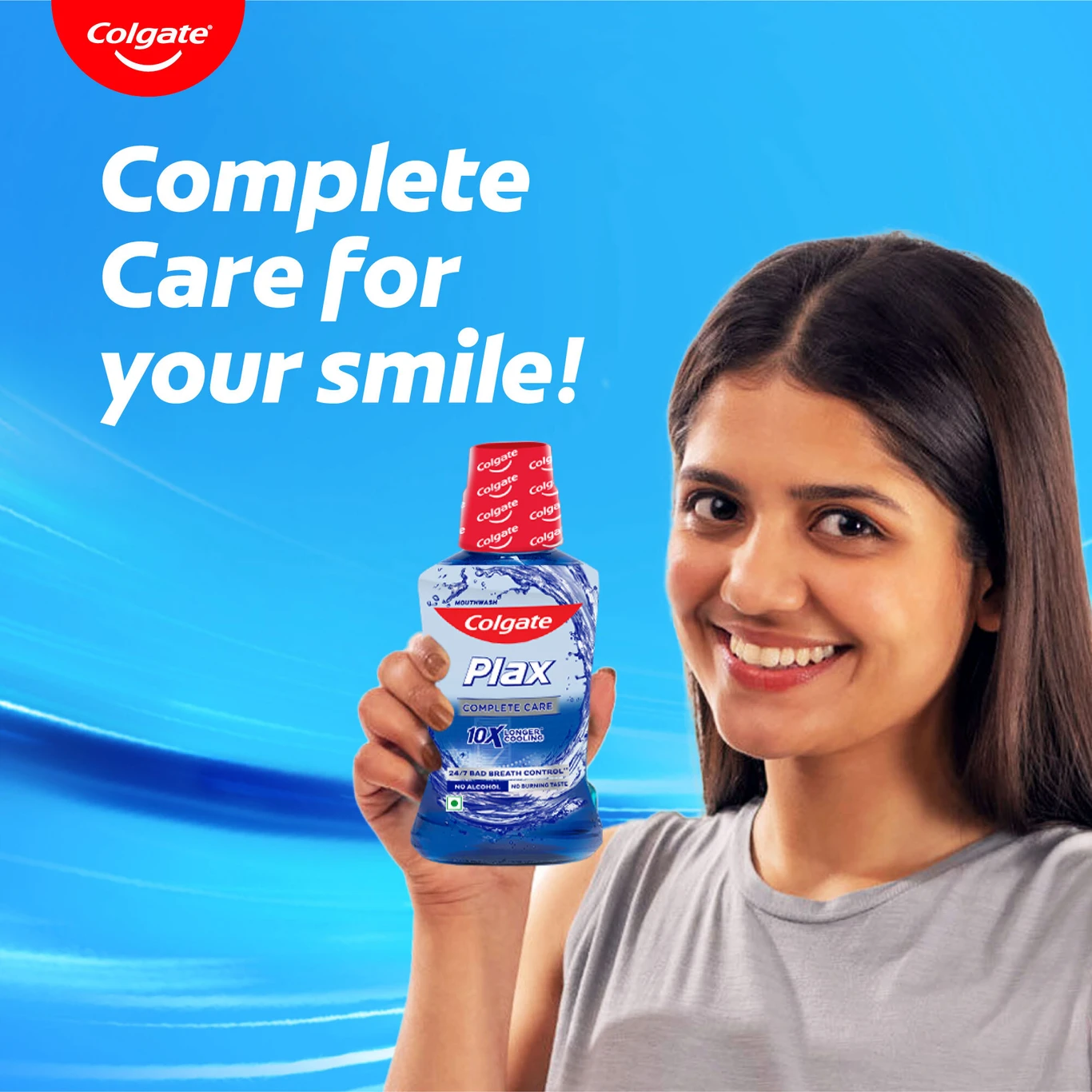 Colgate - Complete Care - Maxfresh Plax-Alcohol Free - Mouthwash