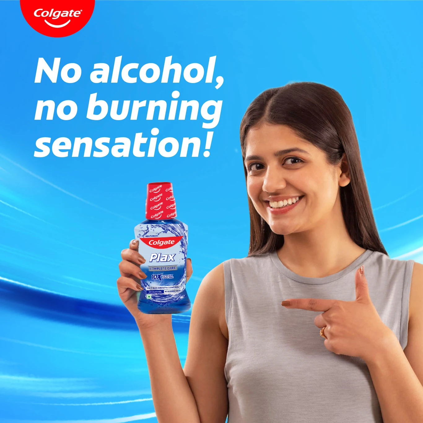 Colgate - Complete Care - Maxfresh Plax-Alcohol Free - Mouthwash