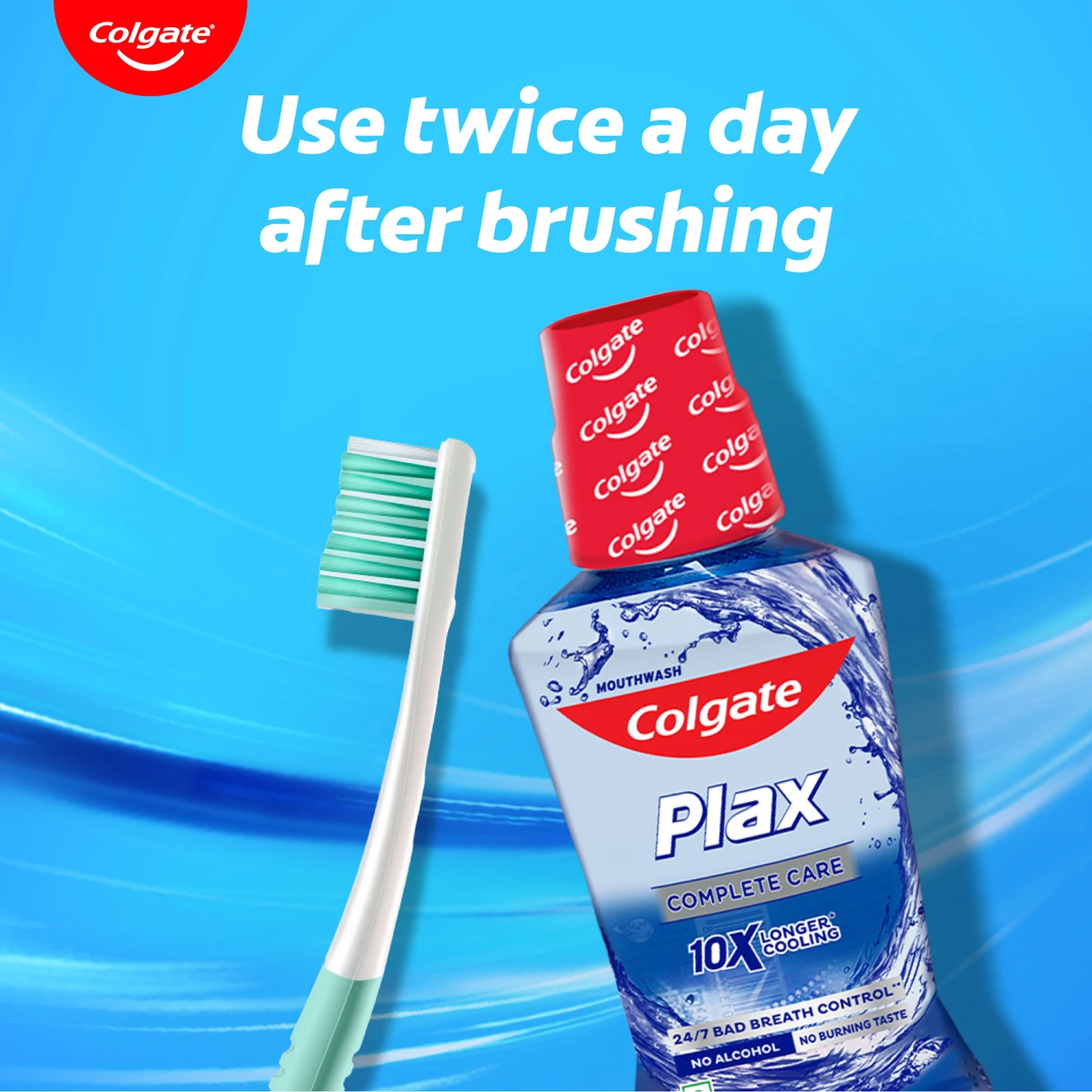 Colgate - Complete Care - Maxfresh Plax-Alcohol Free - Mouthwash