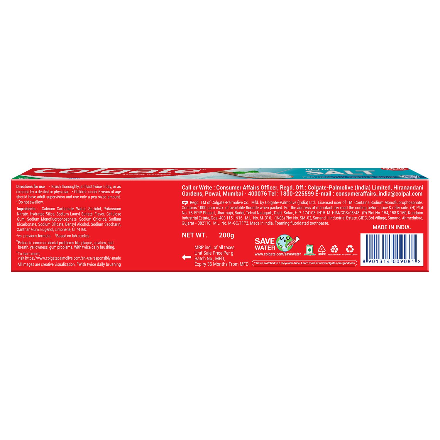 Colgate - Active Salt - Toothpaste