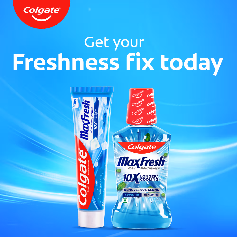 Colgate - Maxfresh - Blue Gel Paste-With Menthol For Super Fresh Breath-Toothpaste