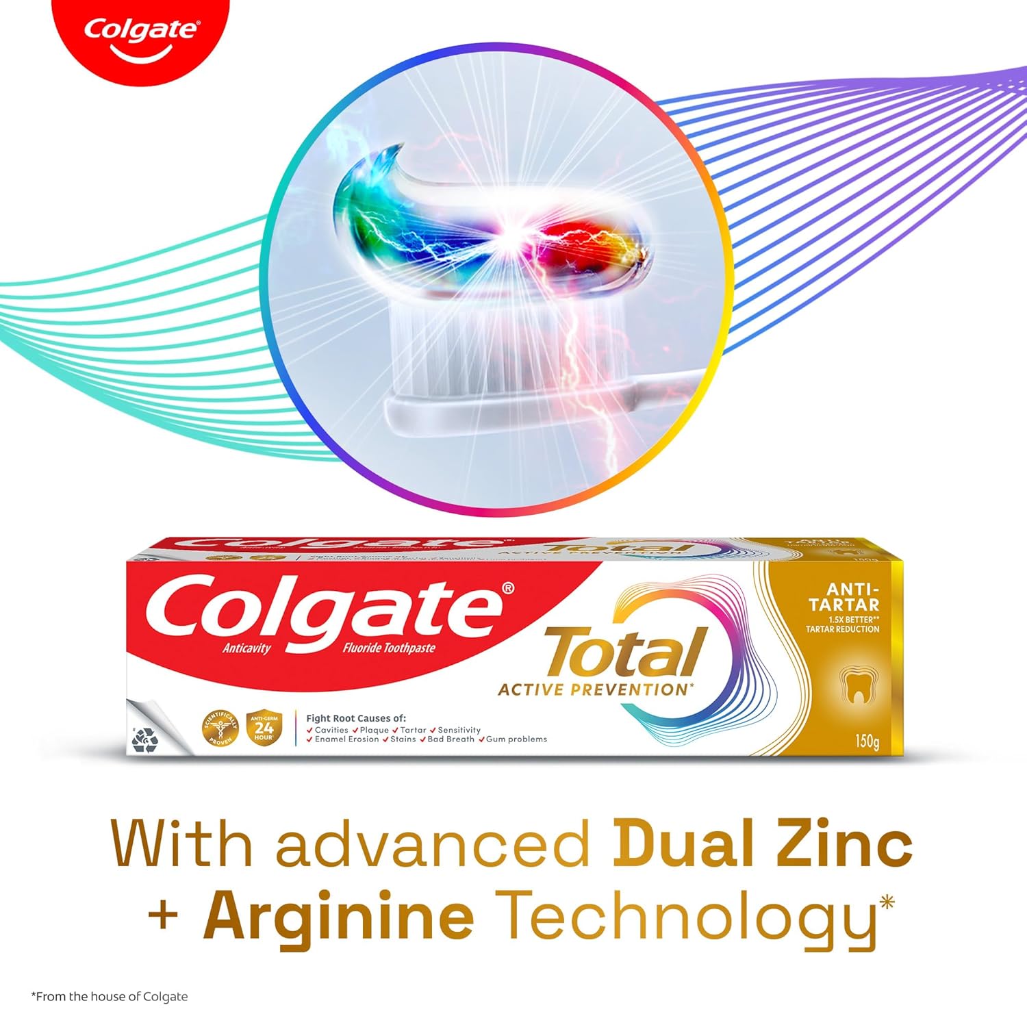 Colgate - Total - Anti-Tartar - Anti-Germ Tooth Paste - Toothpaste