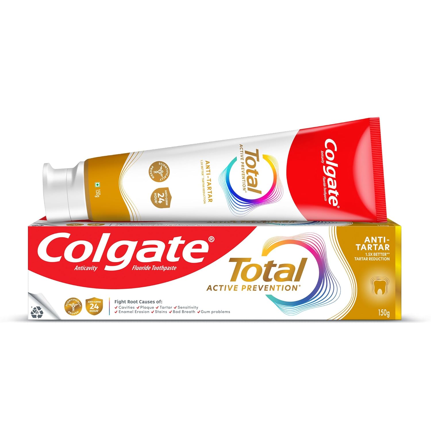 Colgate - Total - Anti-Tartar - Anti-Germ Tooth Paste - Toothpaste