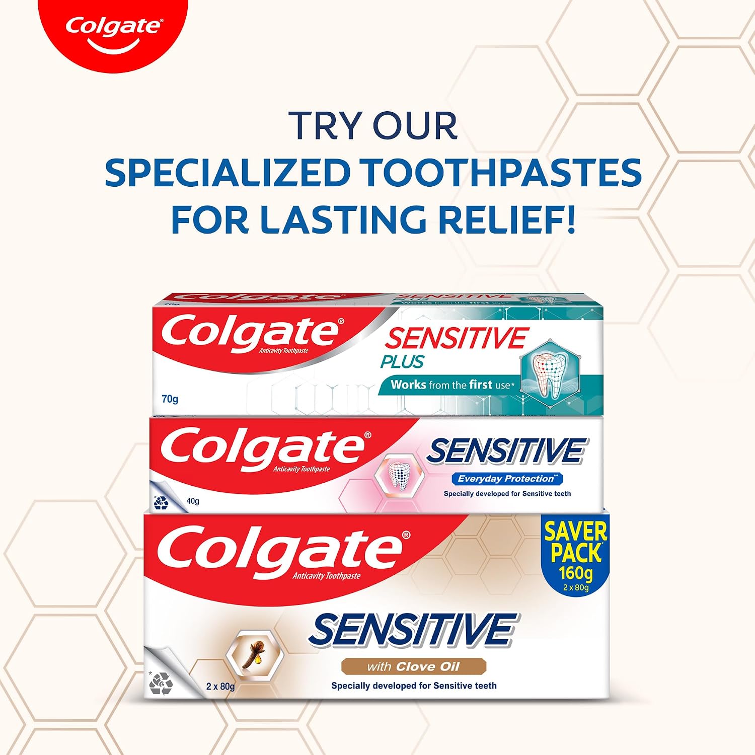 Colgate - Sensitive - Toothpaste with Clove Oil
