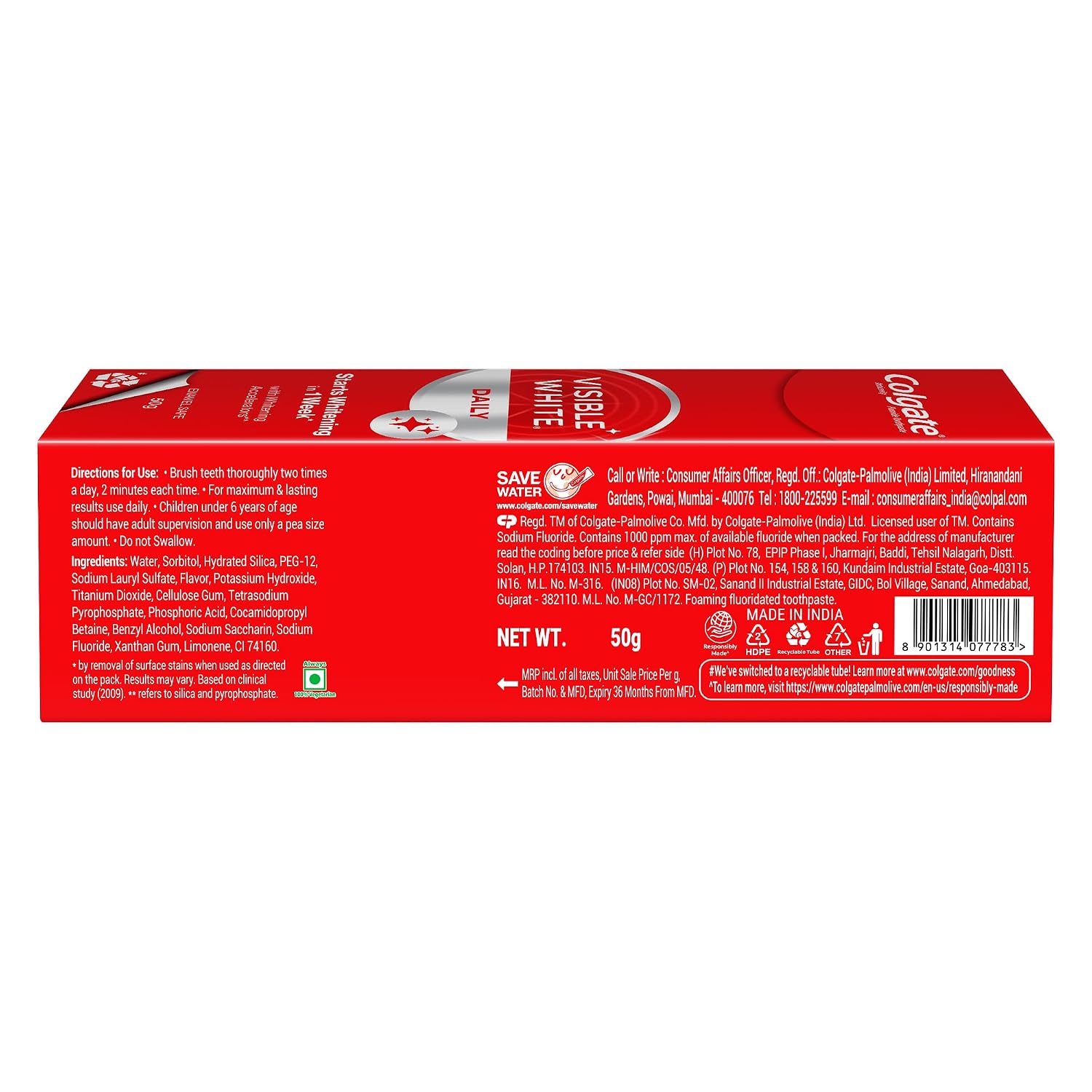 Colgate - Visible White Daily - Whitening Toothpaste