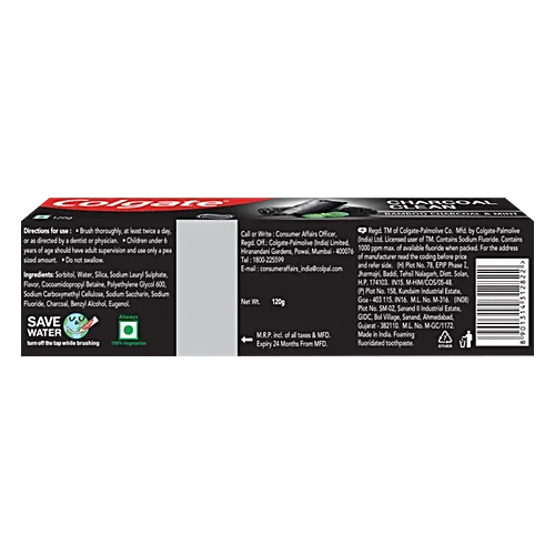Colgate - Bamboo Charcoal & Mint - Charcoal Clean Gel - Toothpaste