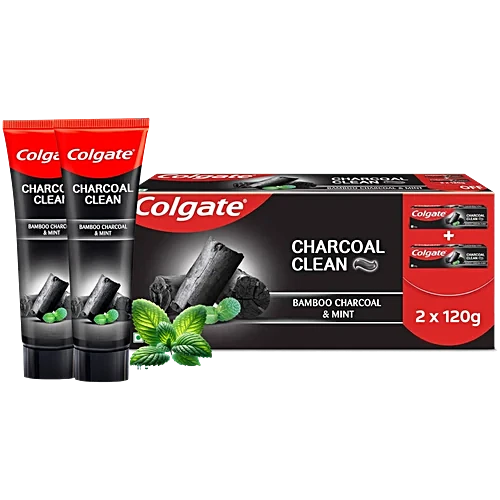 Colgate - Bamboo Charcoal & Mint - Charcoal Clean Gel - Toothpaste
