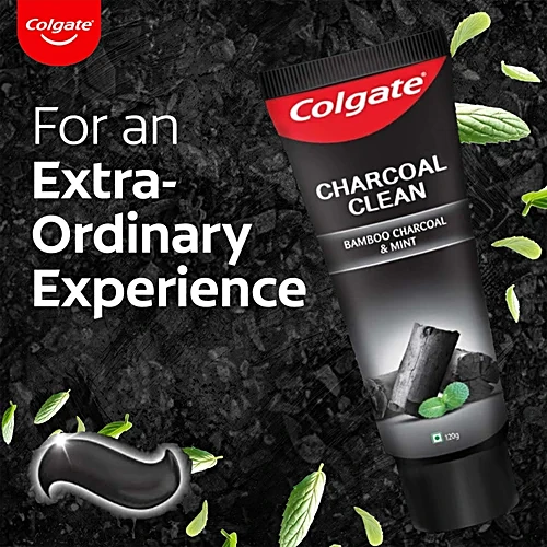 Colgate - Bamboo Charcoal & Mint - Charcoal Clean Gel - Toothpaste