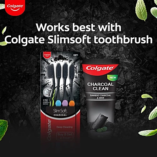 Colgate - Bamboo Charcoal & Mint - Charcoal Clean Gel - Toothpaste