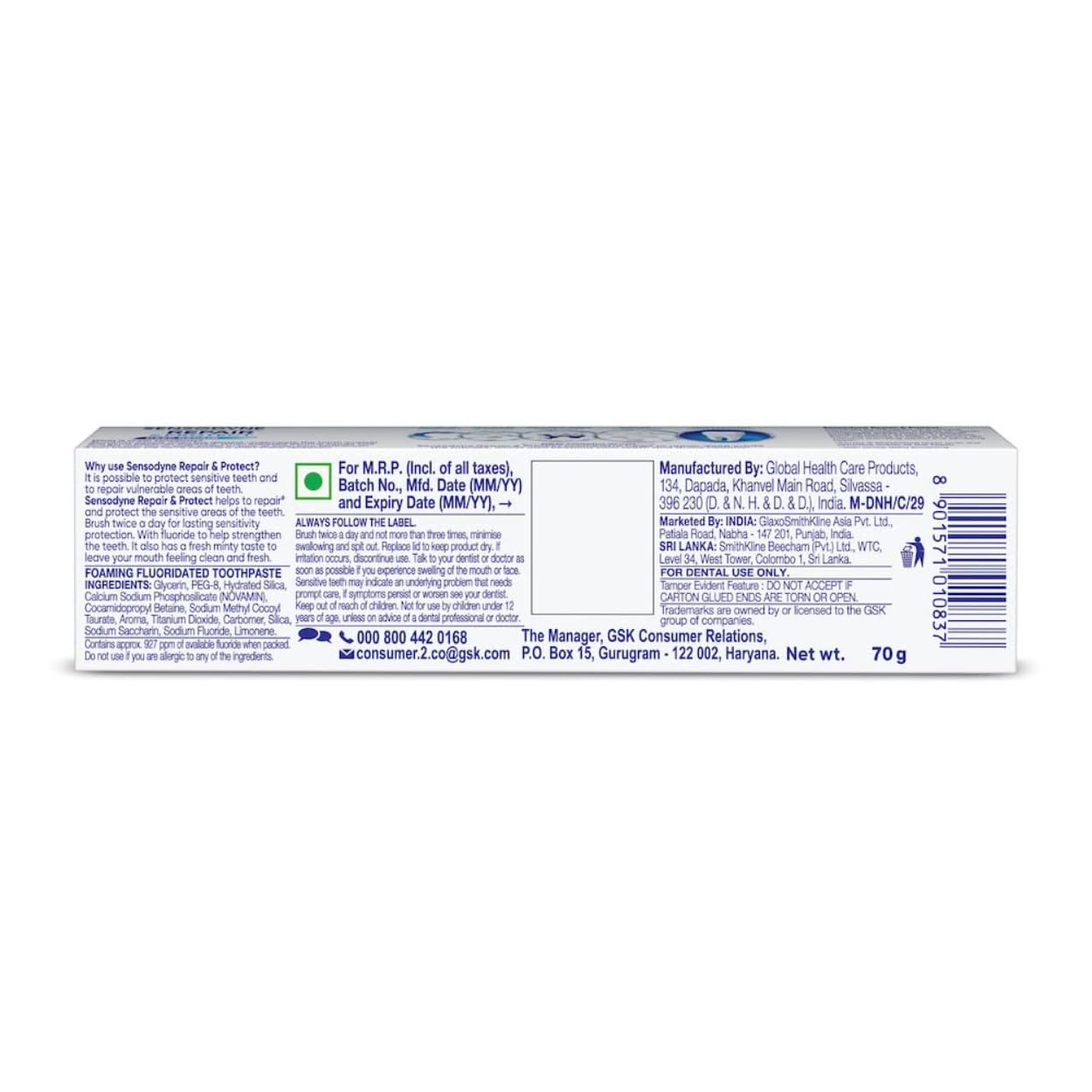 Sensodyne - Repair and Protect - Tooth Paste