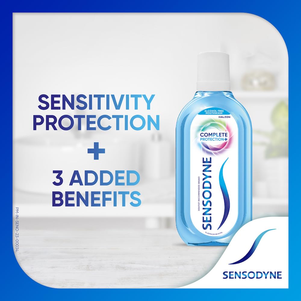 Sensodyne - Complete Protection+ | Alcohol-free All-in-One - Mouth Wash
