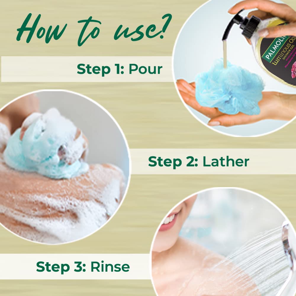 Palmolive - Macadamia Oil & Peony - Luminous Oil - Invigorating - Body Wash