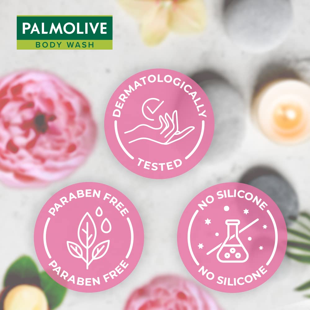 Palmolive - Macadamia Oil & Peony - Luminous Oil - Invigorating - Body Wash
