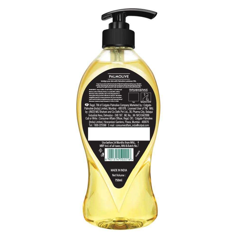 Palmolive - Macadamia Oil & Peony - Luminous Oil - Invigorating - Body Wash