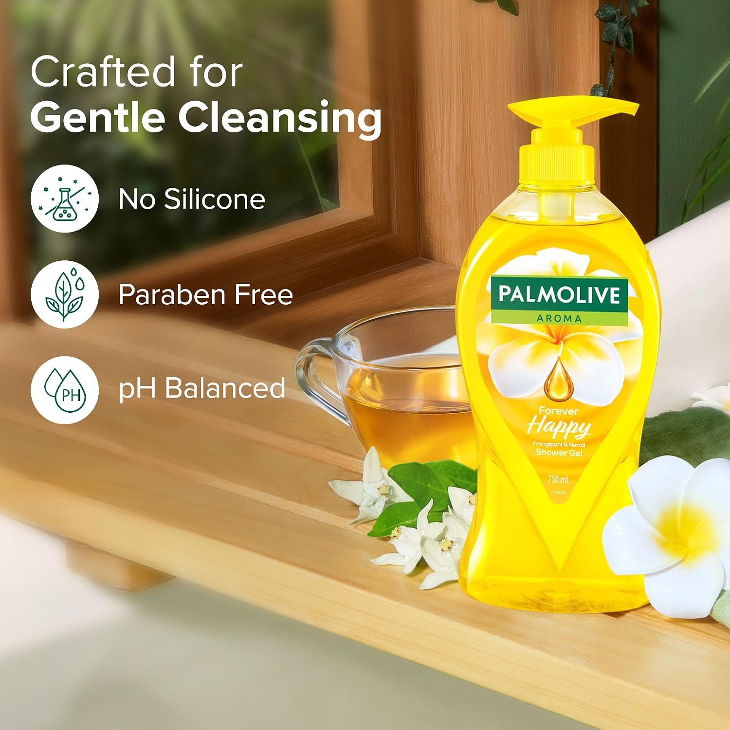 Palmolive - Aroma - Frangipani & Neroli - Forever Happy-Body Wash