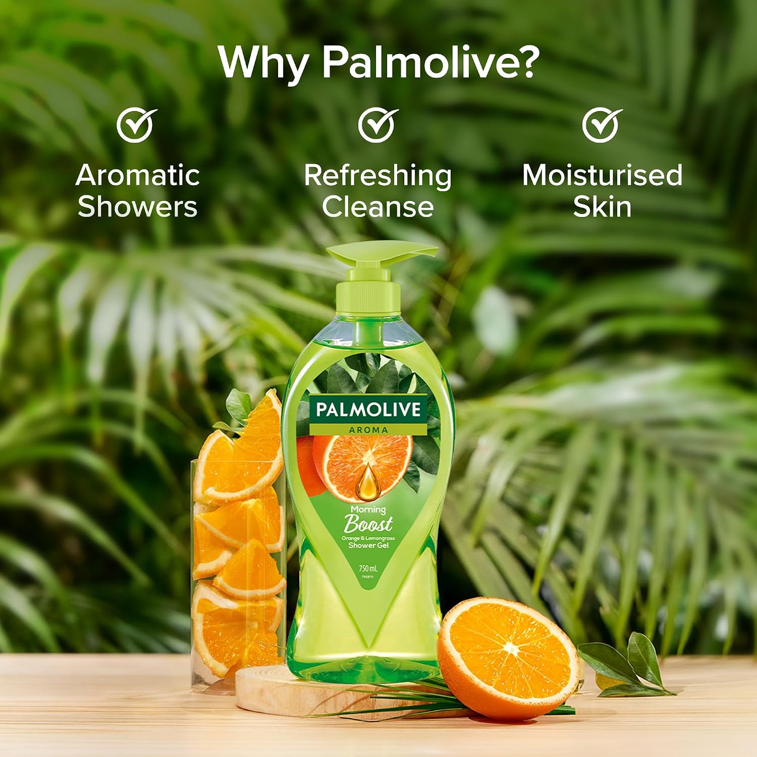 Palmolive - Orange & Lemongrass - Aroma - Morning Boost - Shower Gel