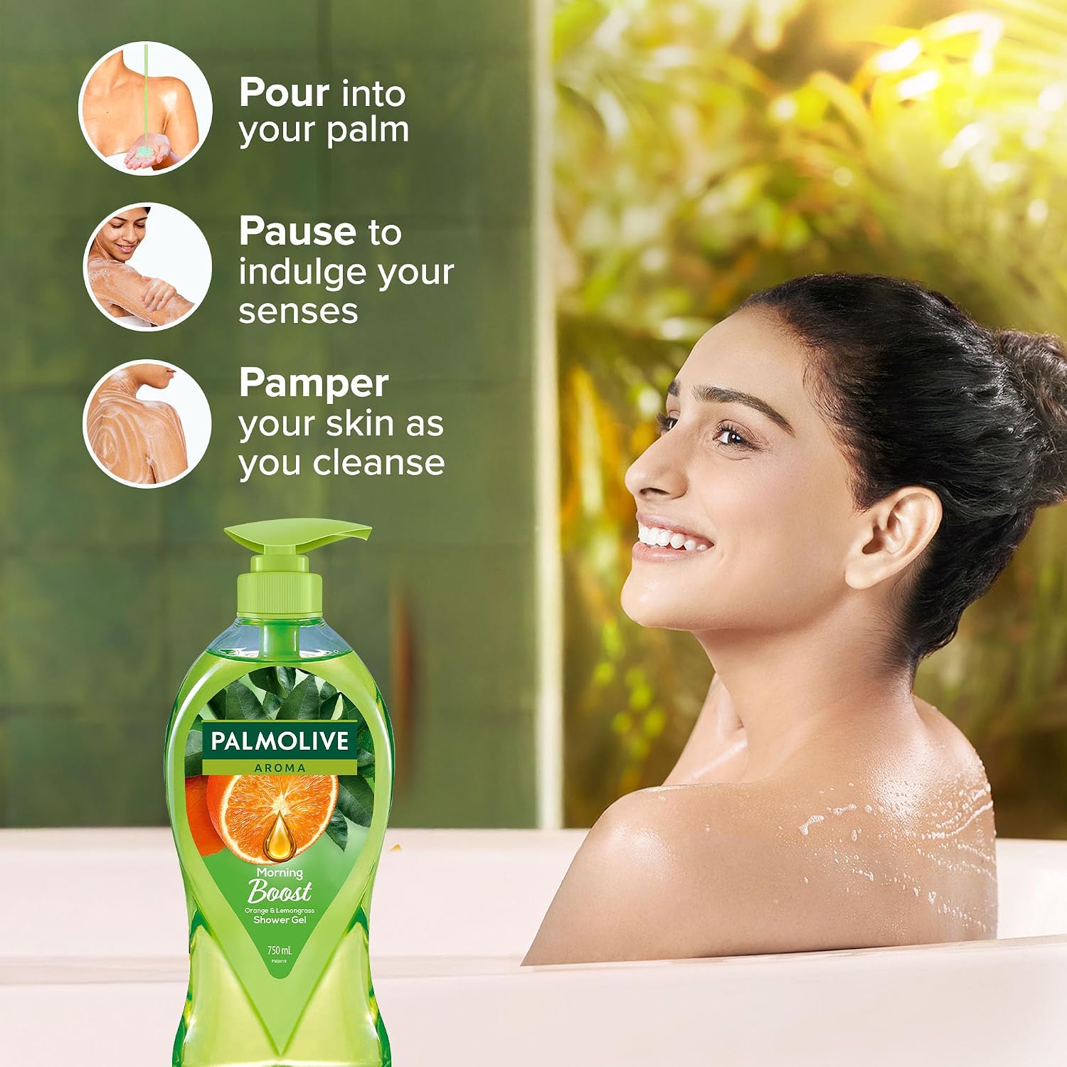 Palmolive - Orange & Lemongrass - Aroma - Morning Boost - Shower Gel