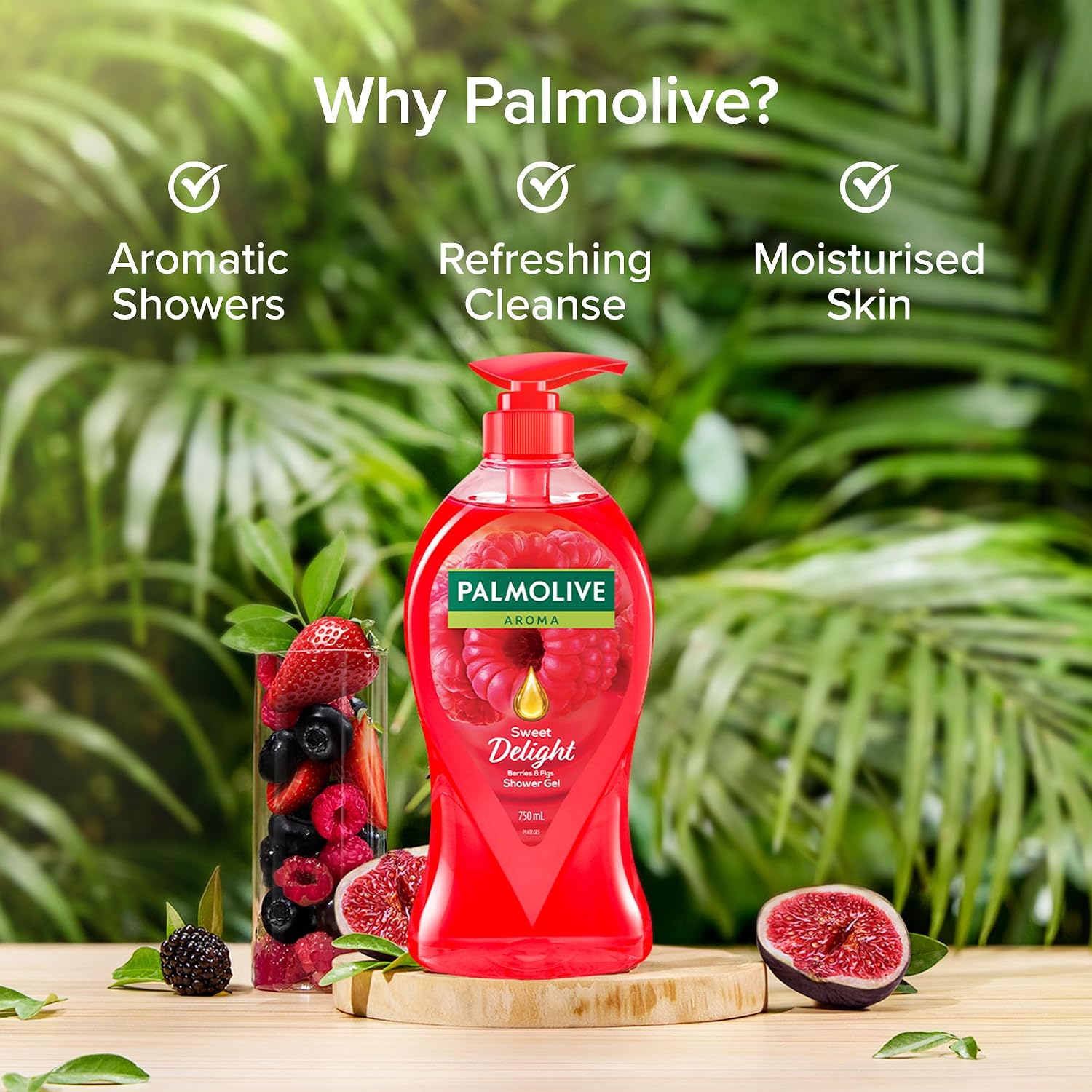 Palmolive - Berries & Figs - Aroma - Sweet Delight - Body Wash