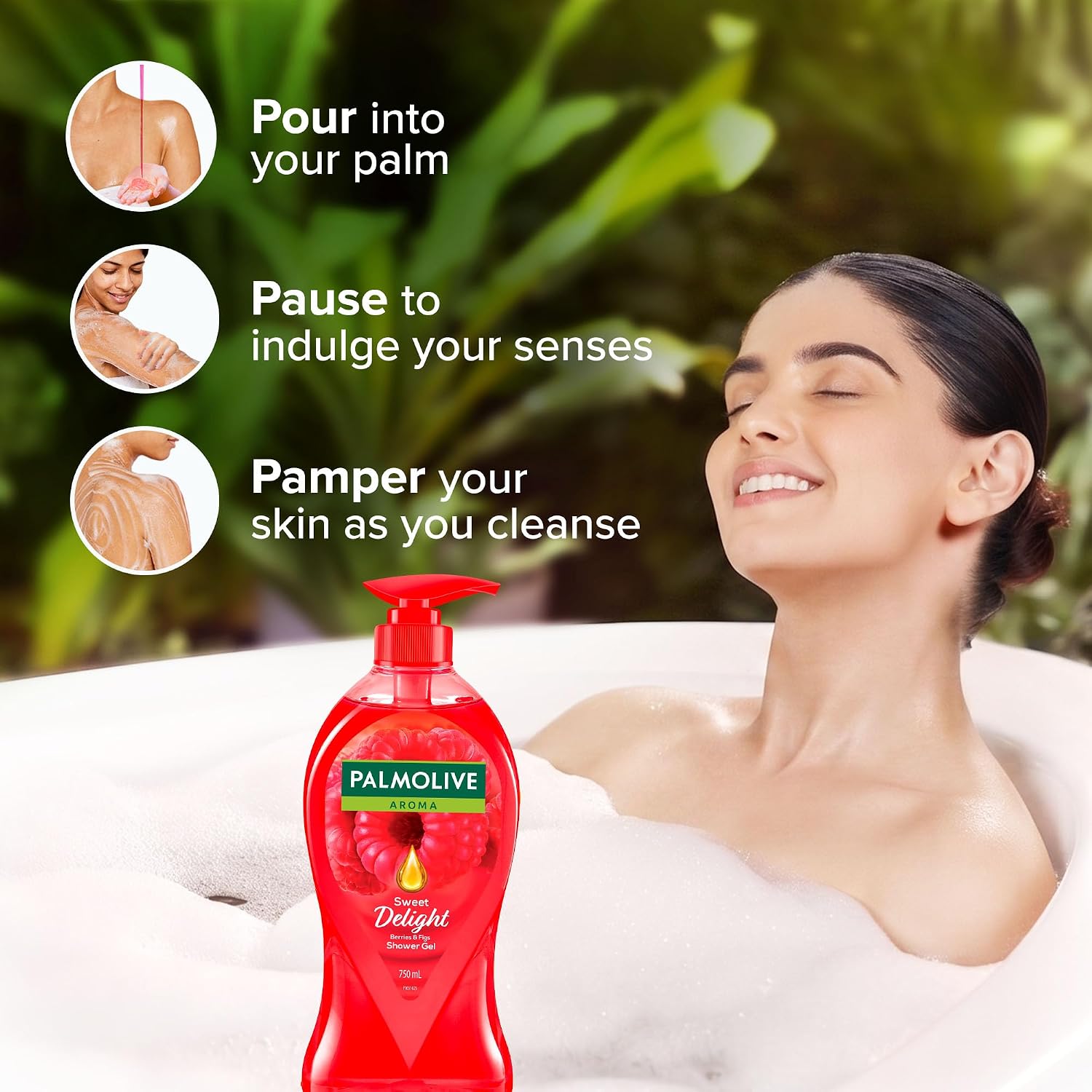 Palmolive - Berries & Figs - Aroma - Sweet Delight - Body Wash