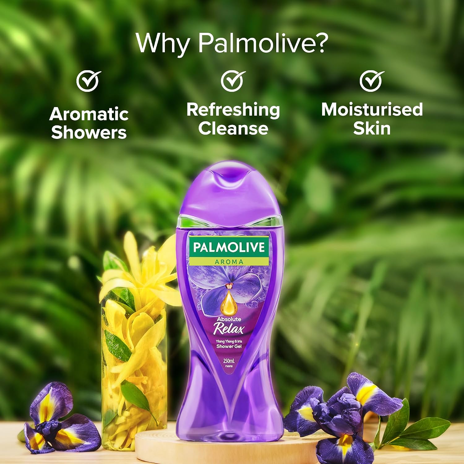 Palmolive - Aroma - Ylang Ylang Essential Oil & Iris - Absolute Relax-Body Wash