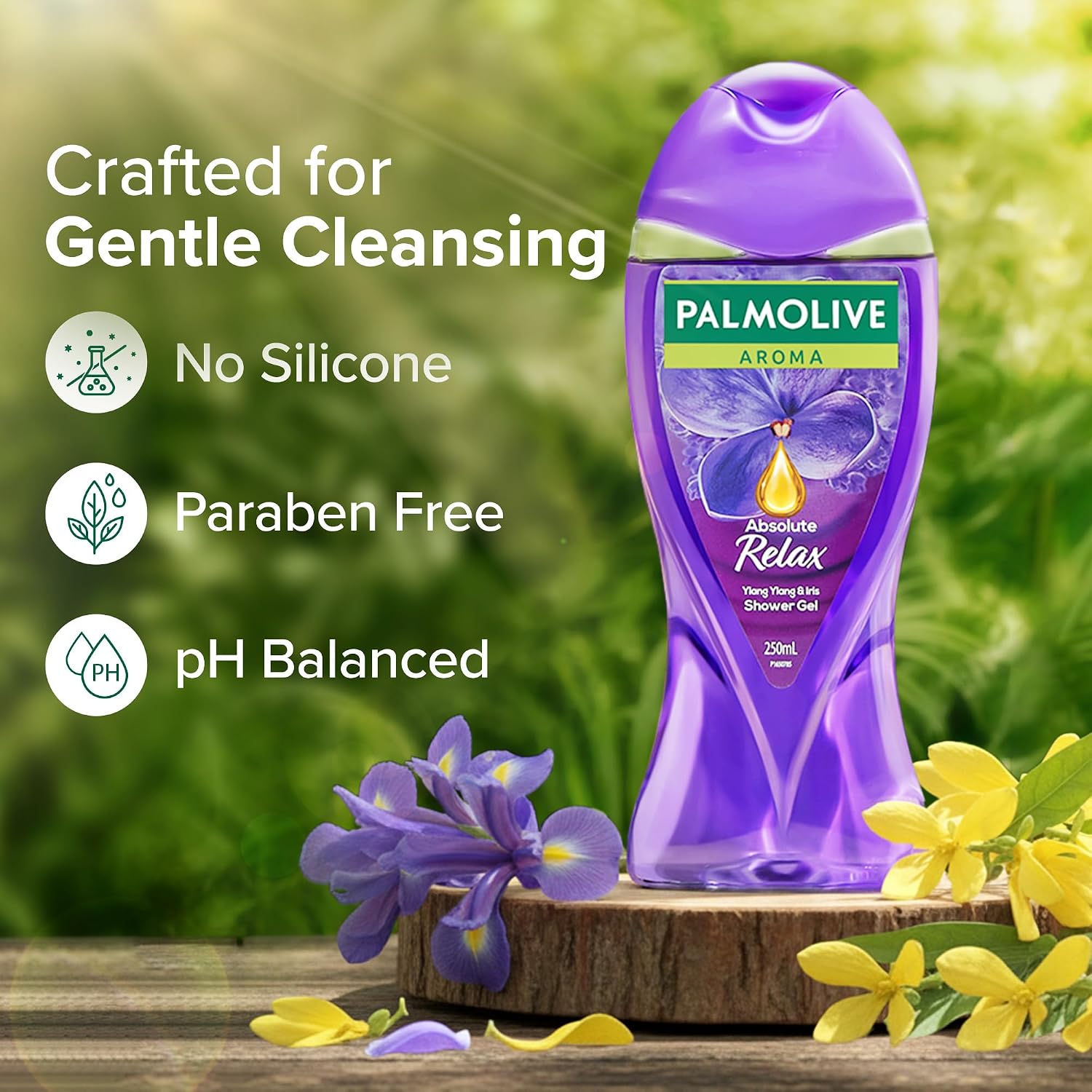 Palmolive - Aroma - Ylang Ylang Essential Oil & Iris - Absolute Relax-Body Wash