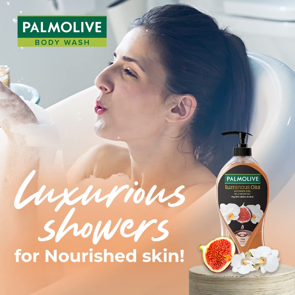 Palmolive - Fig & White Orchid - Luminous Oil - Rejuvenating-Shower Gel