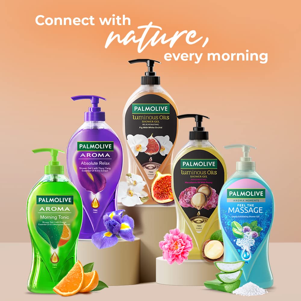 Palmolive - Fig & White Orchid - Luminous Oil - Rejuvenating-Shower Gel