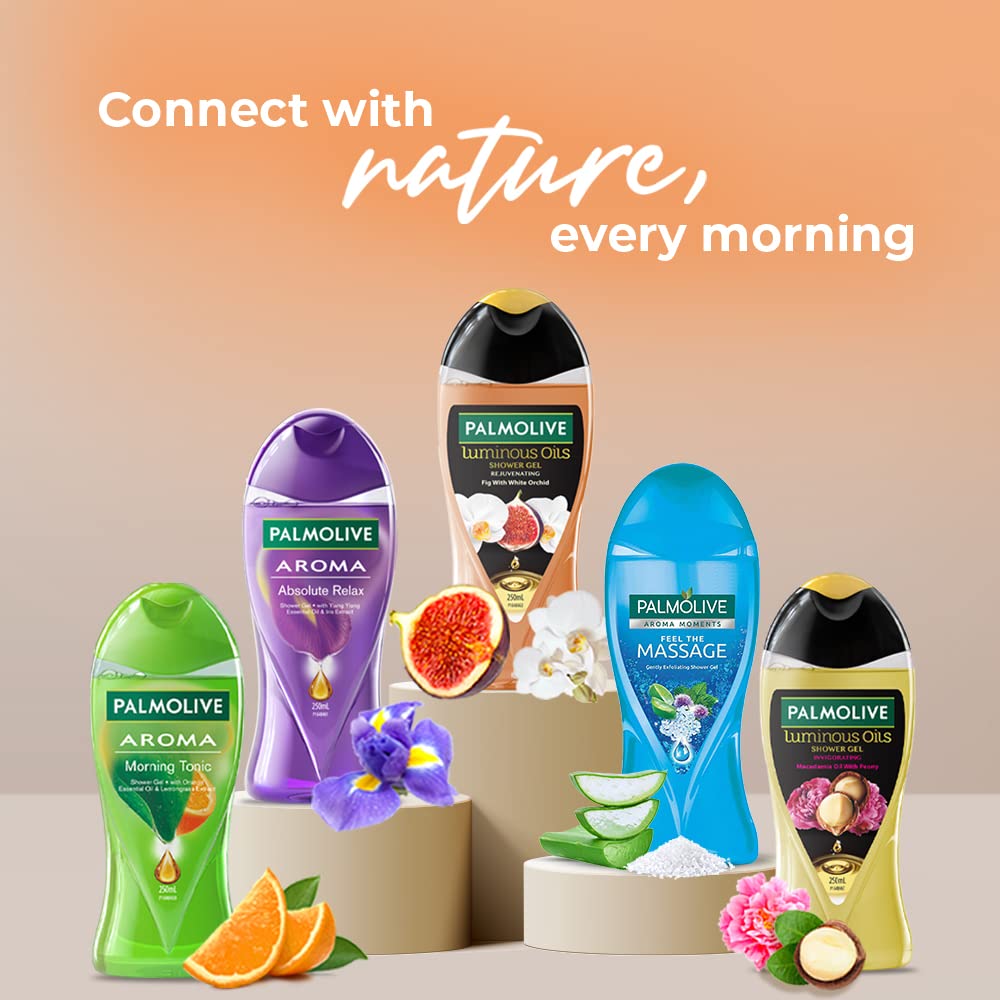 Palmolive - Fig & White Orchid - Luminous Oil - Rejuvenating-Shower Gel
