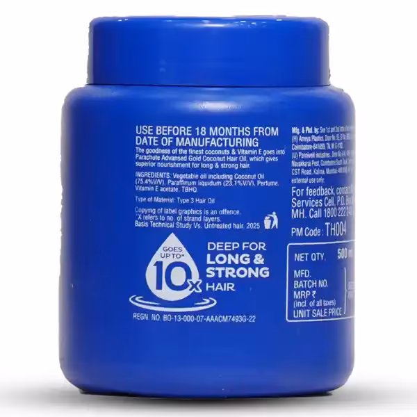 Parachute - Advansed - Gold - Coconut Hair Oil