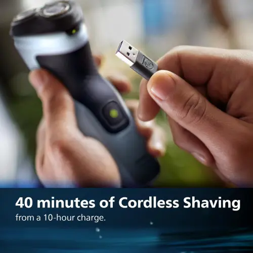 Philips - Shaver - 3000 Series with Comfortable clean shave