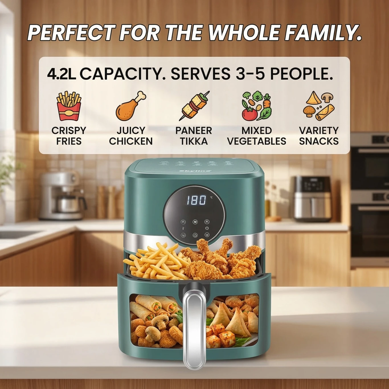 Skyline - Air Fryer - 1500W