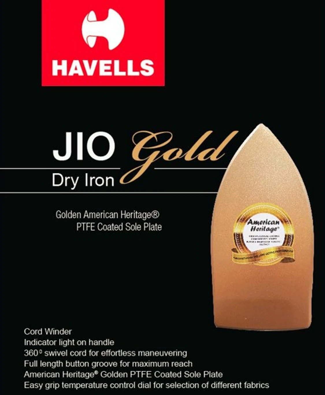 Havells - Jio Gold - Dry Iron