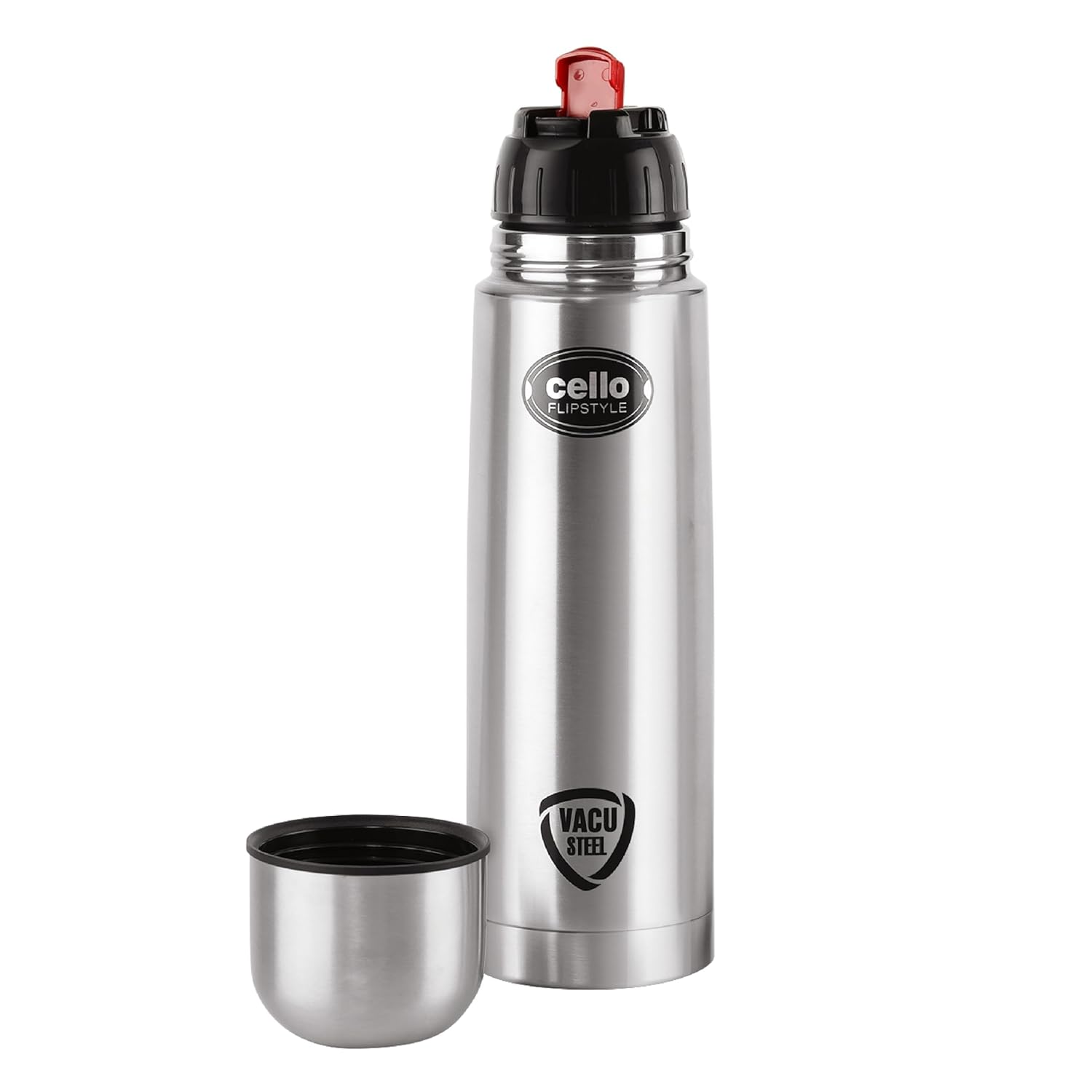 Cello - Flipstyle - Stainless Steel - Hot and Cold - Water Bottle