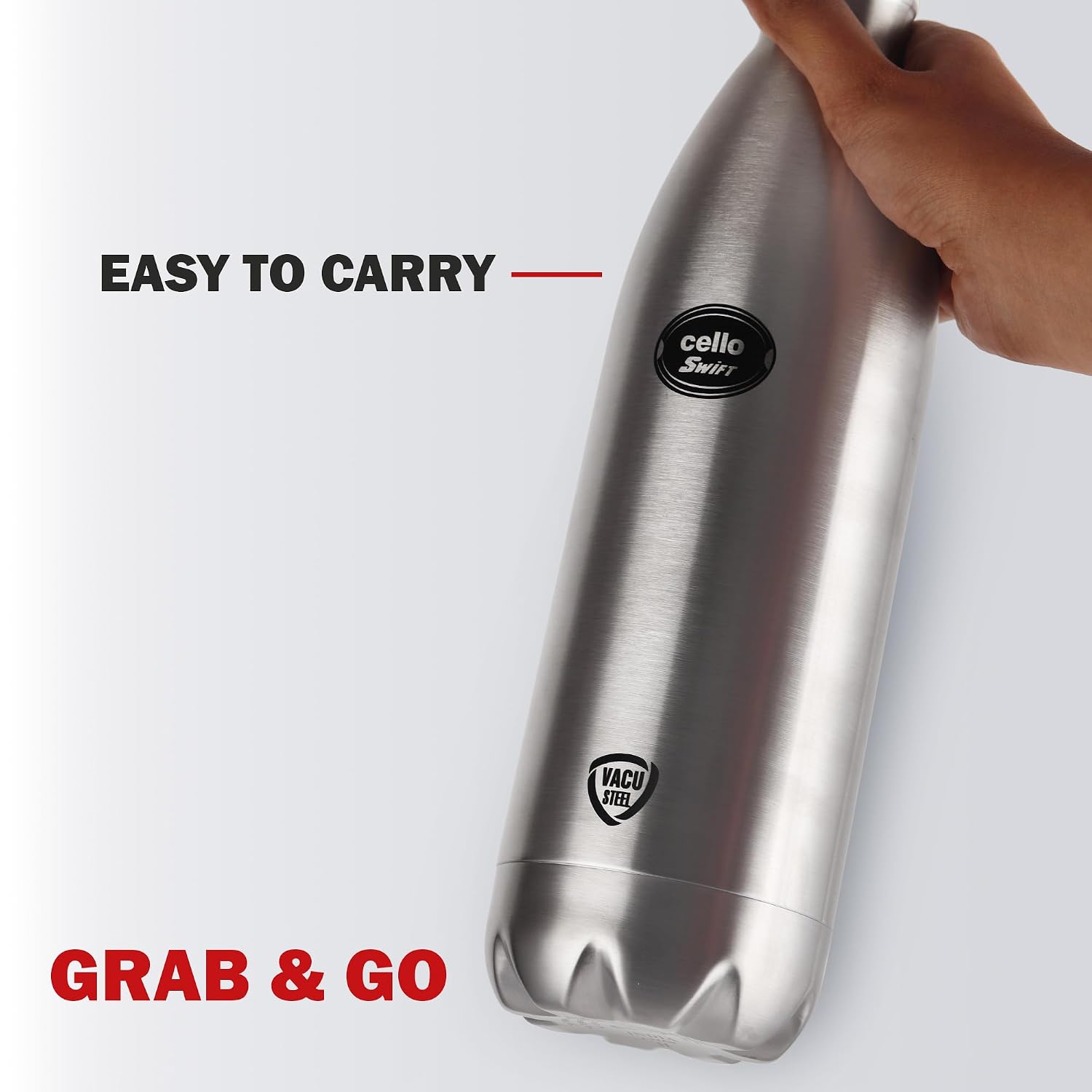 Cello - Swift - Stainless Steel Hot and Cold - Water Bottle