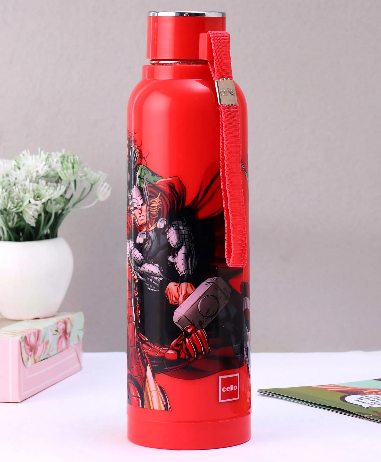 Cello - Puro Steel-X Benz Icon - Insulated - Water Bottle for Kids