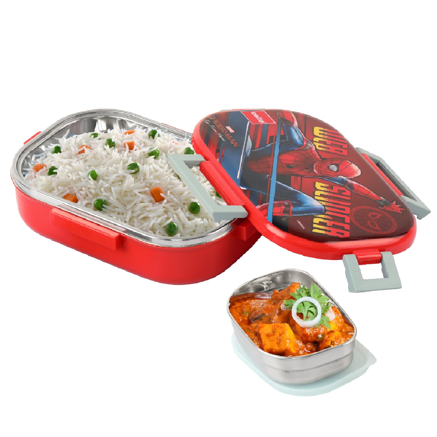 Cello - Feast Deluxe - Spider Man Print Insulated - Lunch Box