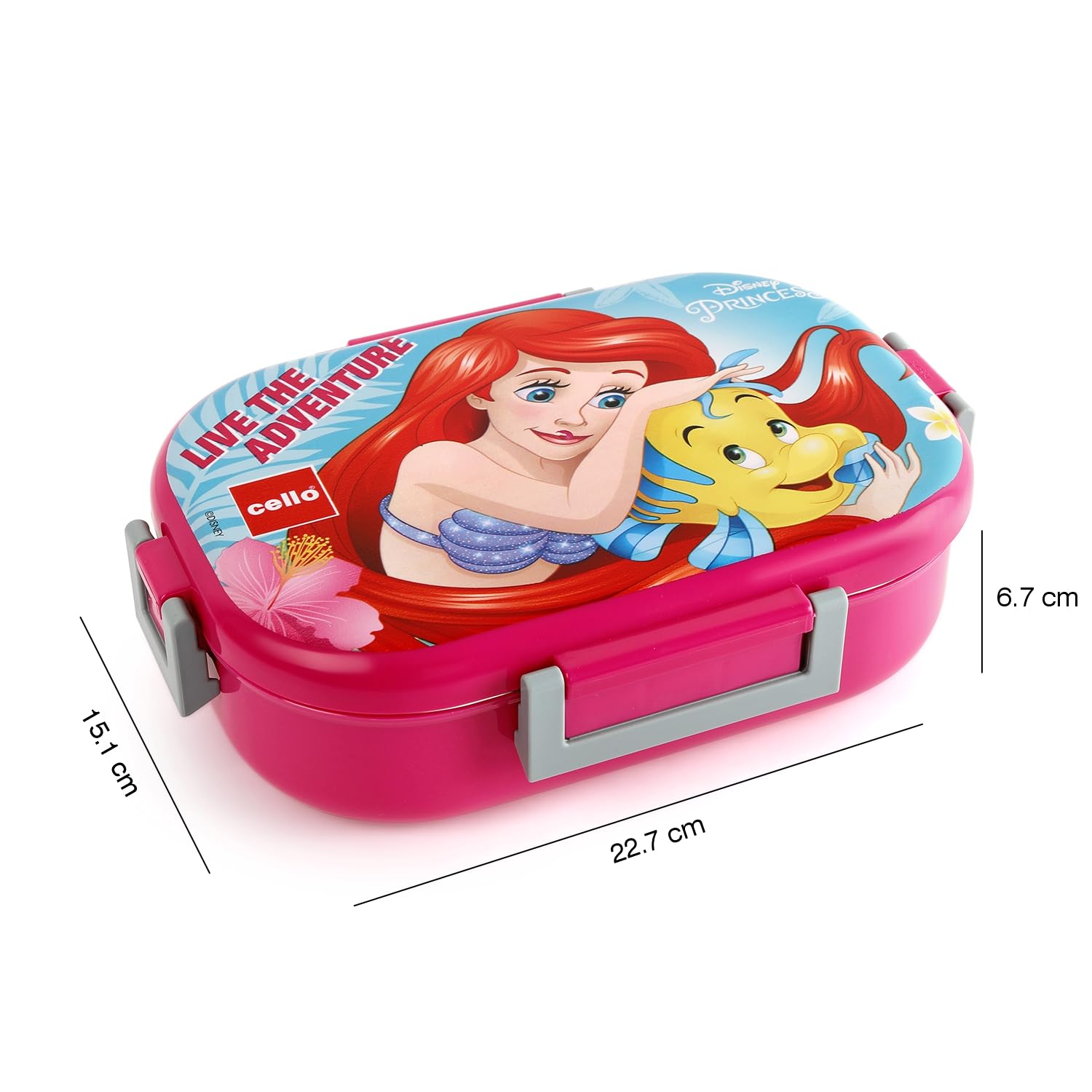 Cello - Feast Deluxe Princess - Design Insulated-Lunch Box - Pink 