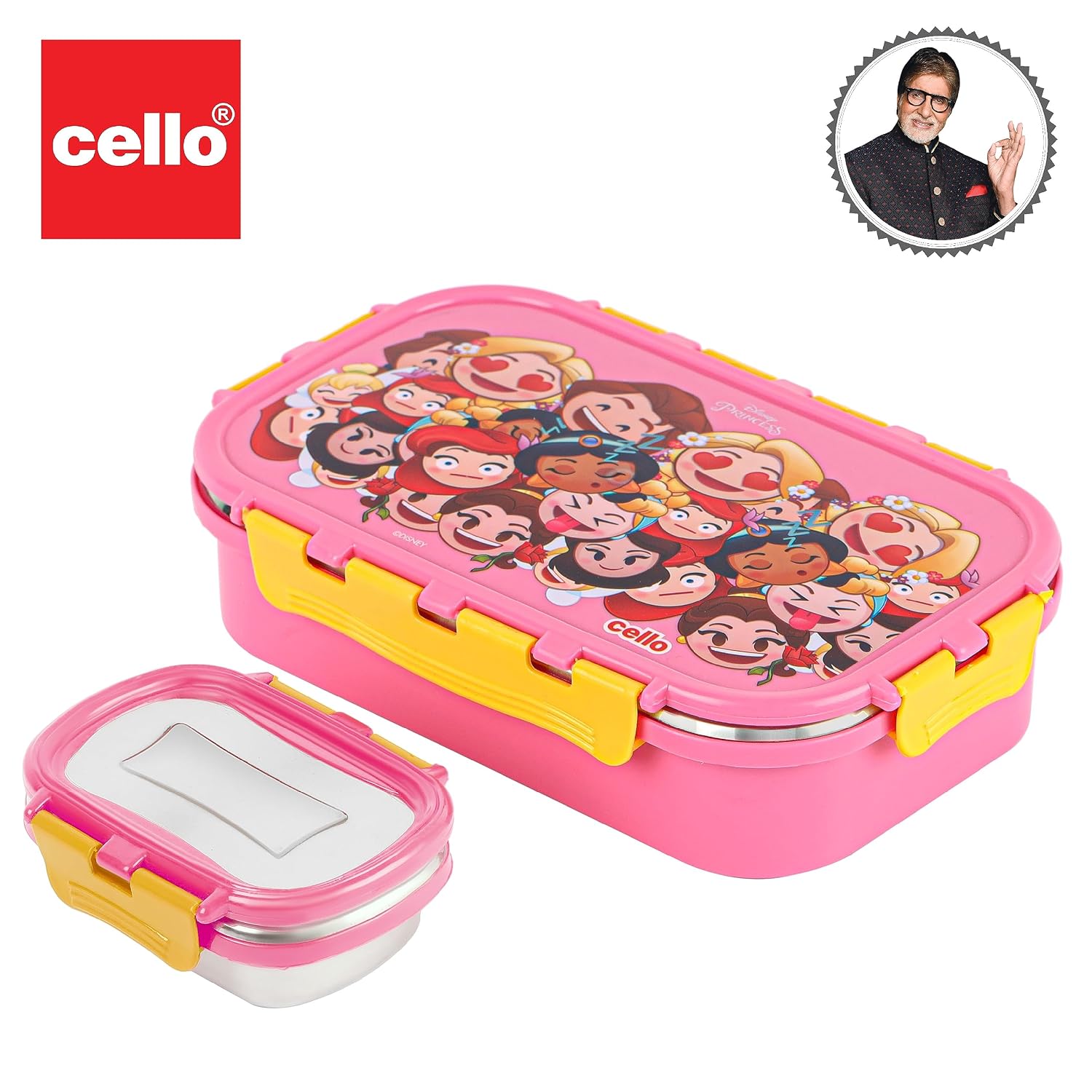 Cello - Fun Food Big - 100% Food Grade - Leak Proof and Break